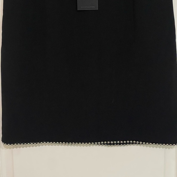 NEW ALEXANDER WANG Studded Accent
Elegant Black Skirt Ball Chain Embellished Hem - Picture 6 of 10